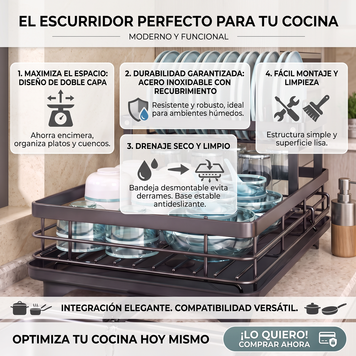 Escurridor de platos